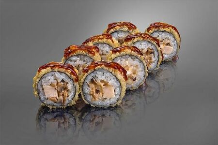 Темпура ролл с курицей и грибами