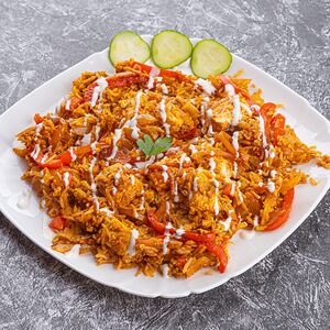 Вегетарианский индийский плов