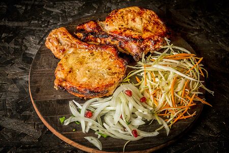 Шашлык из cвинoго антрекота