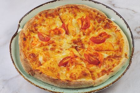 Пицца с морепродуктами