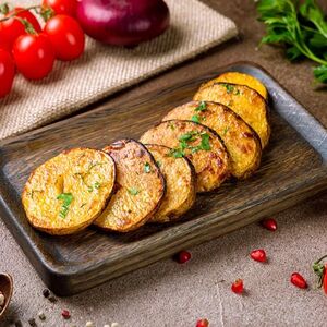 Картофель на мангале дольками