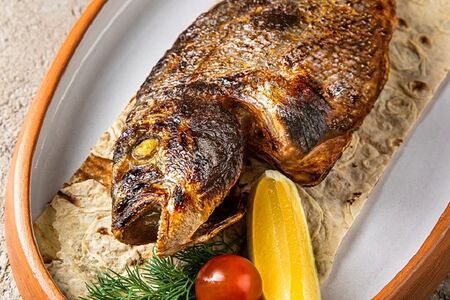 Форель на мангале