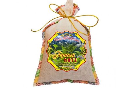 Чай Горная мята с черным чаем