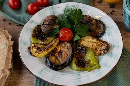 Овощи на мангале