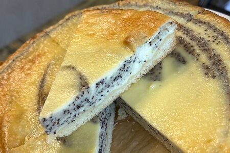 Творожно-маковый пирог