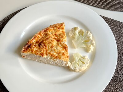 Киш без глютена с курицей и грибами