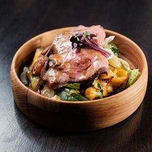 Салат с говядиной