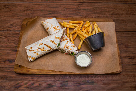 Шаурма гриль со скумбрией