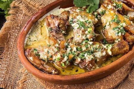 Куриные крылышки по-имеретински