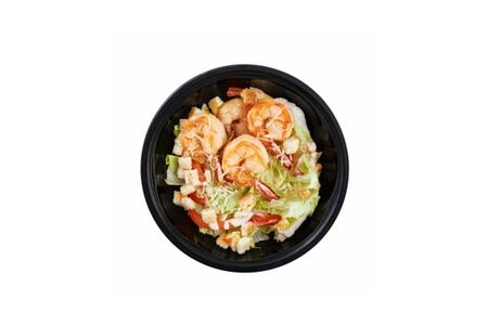 Салат Цезарь с креветкой