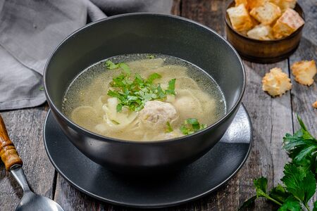 Суп с фрикадельками