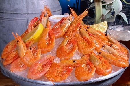 Копченые магаданские креветки