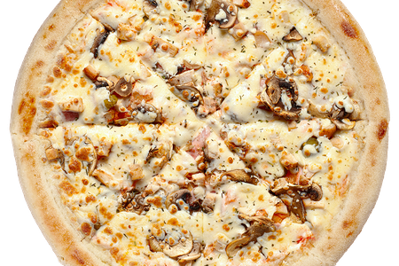 Пицца Домашняя на толстом тесте