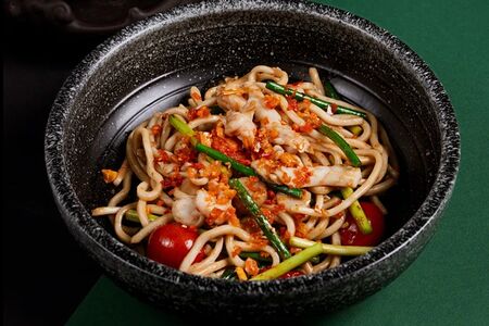 Удон с морепродуктами