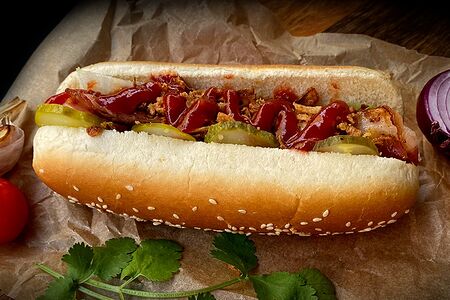 Хот Дог Добрый с беконом