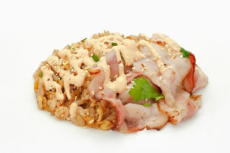 Японский плов с беконом