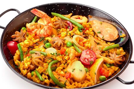 Паэлья с морепродуктами