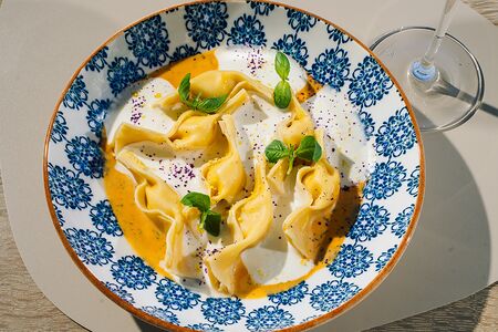 Карамелле с лососем