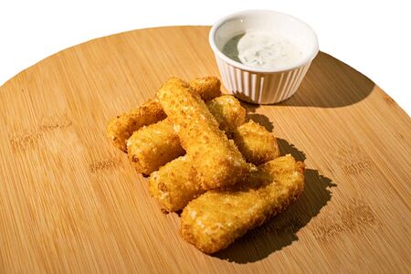 Палочки сырные с соусом Блю-Чиз