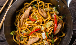 Лапша с курицей