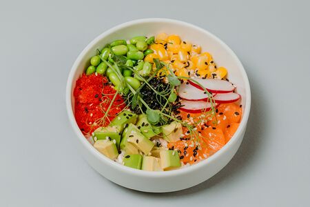 Поке с лососем