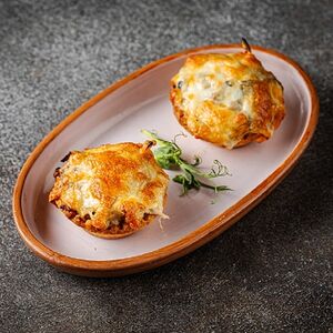 Жульен с курицей и грибами