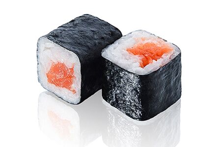 Ролл с лососем