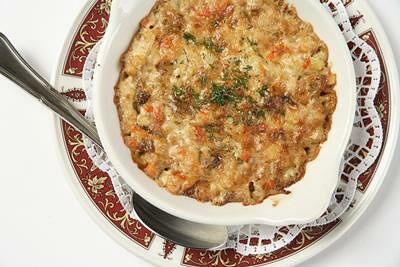 Жюльен из курицы с грибами