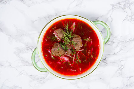 Борщ с говядиной