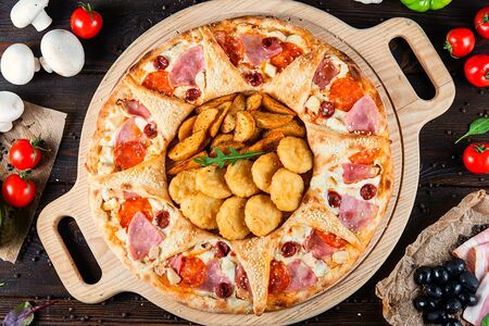 Пицца-корона Супермясная