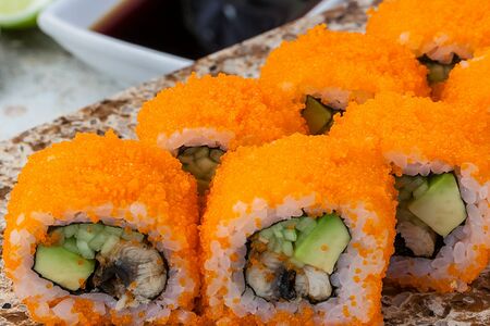 Калифорния с угрем