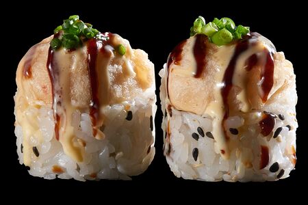 С угрём и крем-крабом