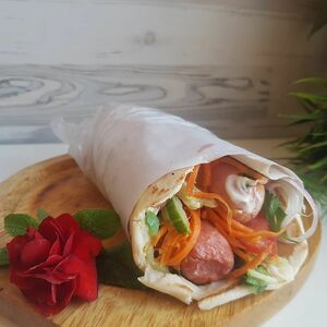 Хот-дог двойной в пите