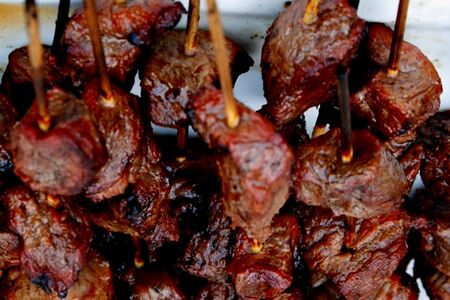 Говядина на углях