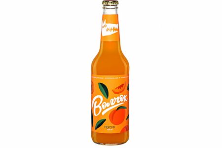 Крафтовый лимонад Волчок Персик