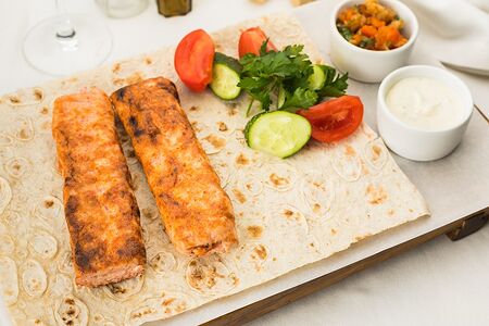 Люля-кебаб из краба