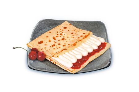 Блин Вишня и крем-чиз