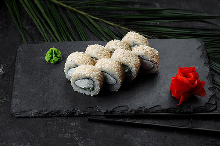 Сливочный ролл с крабом 