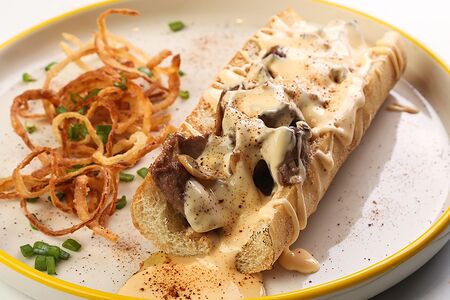 Чизстейк с мраморной говядиной