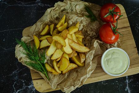 Картофель по-деревенски макси