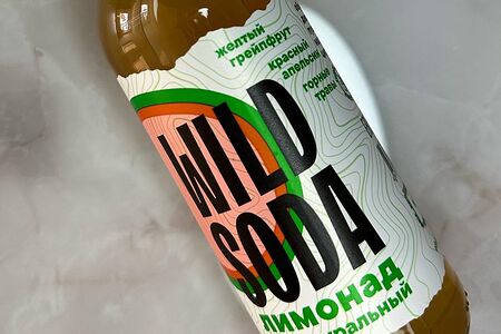 Wild soda желтый грейпфрут, красный апельсин и горные травы