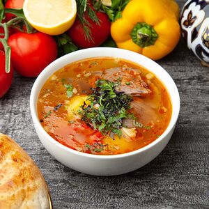 Шурпа с говядиной