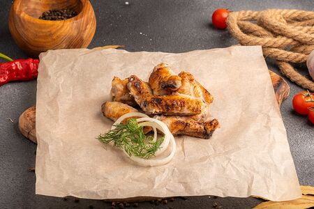 Шашлык из куриных крыльев