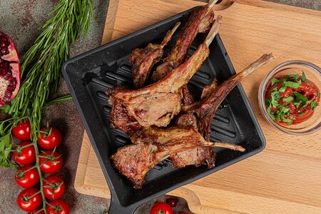 Шашлык из бараньей корейки