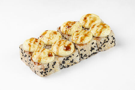 Ролл запеченный с лососем