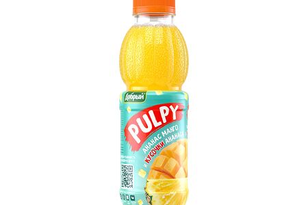 Добрый Pulpy Ананас и манго