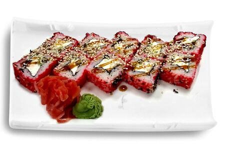 Ролл Калифорния с угрём