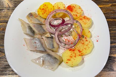 Сельдь с картошкой