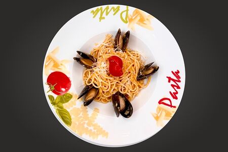 Паста с мидиями