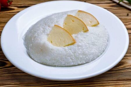 Гоми - мамалыга с сыром / Gomi - hominy with cheese